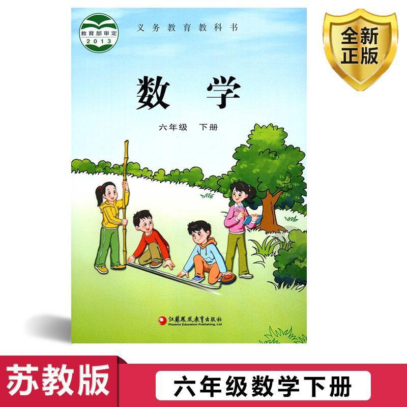 【新华书店】正版包邮2024适用苏教版六年级下册数学教材课本书教