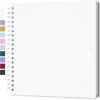 10 inches white 20 inner pages