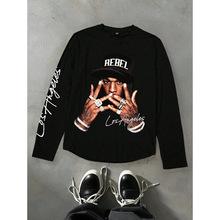 S 95675 Vintage Washed Graphic Tee ��ʽ����ˮϴӡ�� T ��