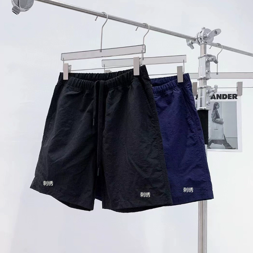Модный бренд 2025, летние мужские и женские быстросохнущие шорты с вышивкой, свободные повседневные спортивные шорты для пар, пляжные брюки L2303