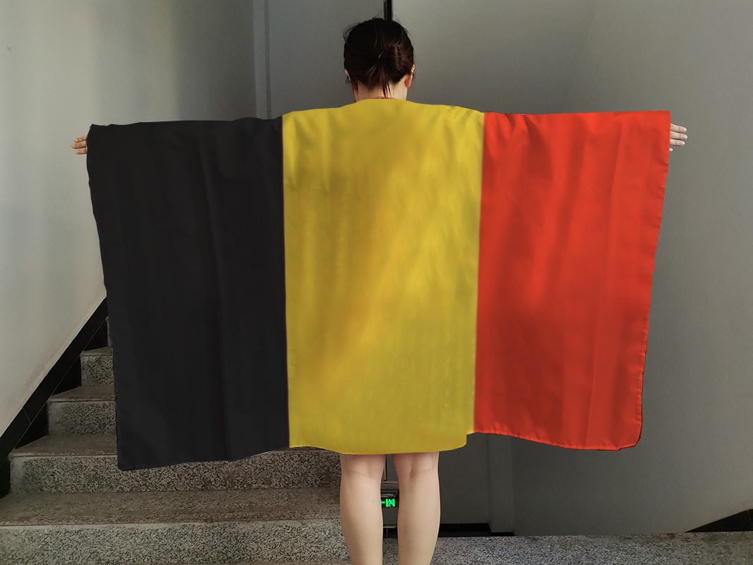 Suministro transfronterizo 2022 Copa Mundial de fútbol animar apoyos fans capa bandera chal 90*150cm