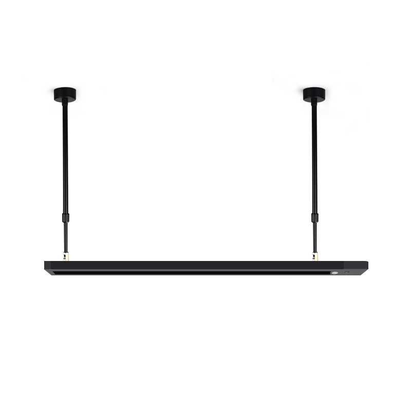 Thickened and reinforced flat copper conductor second-line track spotlight guide rail fixed telescopic boom directly connected to T connector