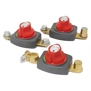 Car Modification Battery Terminal Brass Power-Off Switch High-Current Power Supply Integrated Accessory