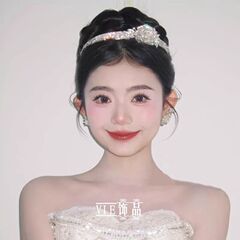 皇冠头饰新娘奢华大气公主百搭王冠高级感新娘礼服主婚纱造型头饰