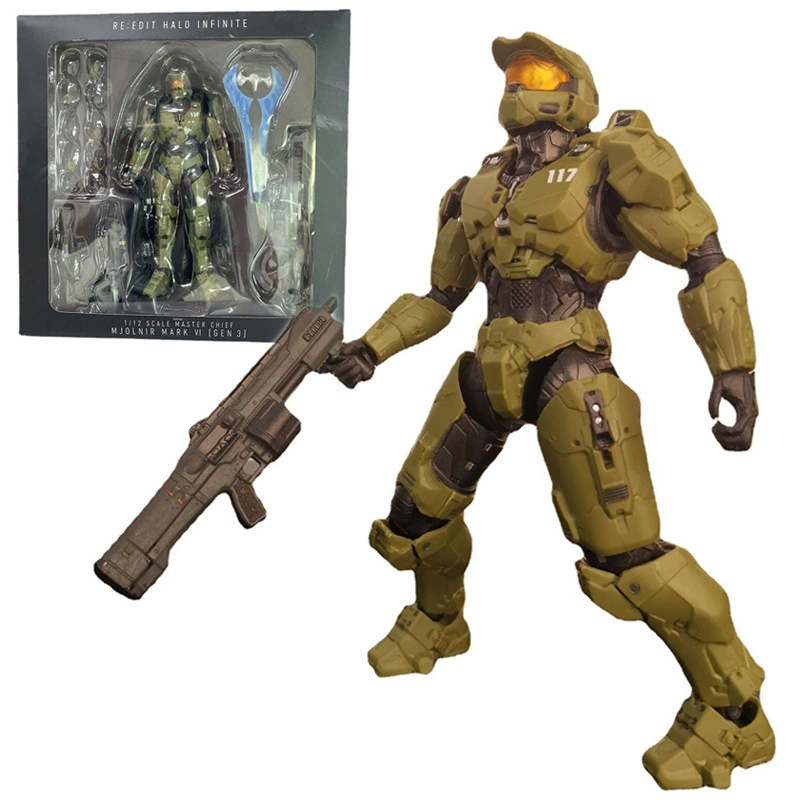 Коллекционная модель Halo 5 Mandarin Halo Unlimited 1/12, подвижная модель в коробке