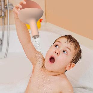 Baby Shampoo Cup, Shower Water Spoon, Baby Bath Water Ladle, Bath Spoon, Shampoo Cup, Kidsren's Silicone Bath Water Ladle