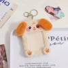 Brown ears puppy card holder