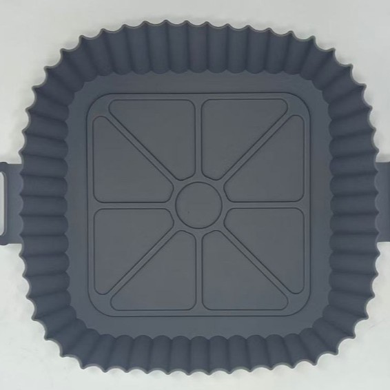 Hot horno silicona aire freidora bandeja de pizza horneado bandeja de horneado mano matriz de horneado