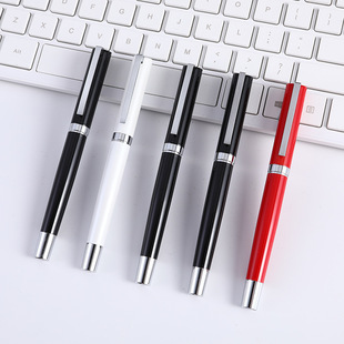 Business Event Metal Signature Pen Advertising Gift Orb Pen Exhibition Promotion Gel Pen Writing Pen Engraved Logo