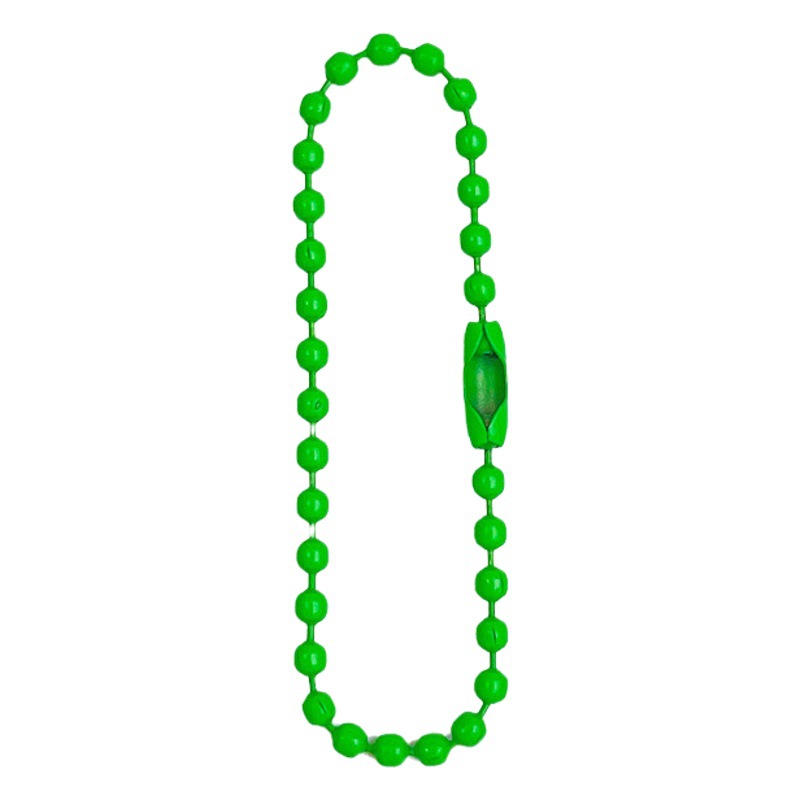 Color diy jewelry accessories paint bead chain key chain Handmade pendant key chain bag tag chain pendant