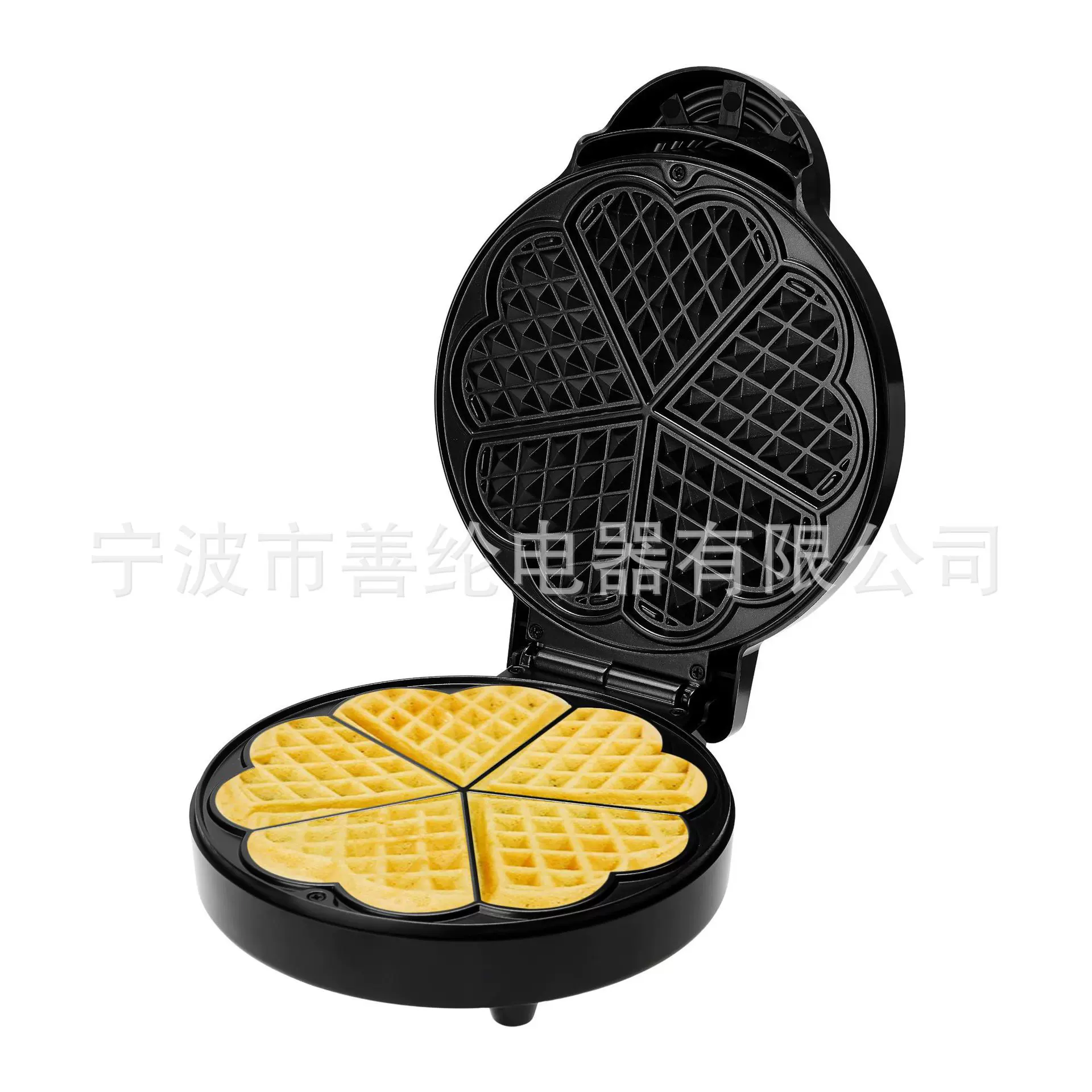5片式圆华夫机、圆华夫圈、5片圆华夫机、早餐机，薄饼机。