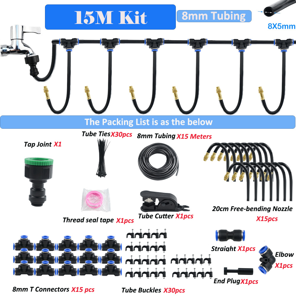 Aspersor universal riego automático de flores rociador doméstico rociador de goteo rociador giratorio de 360 ° riego automático