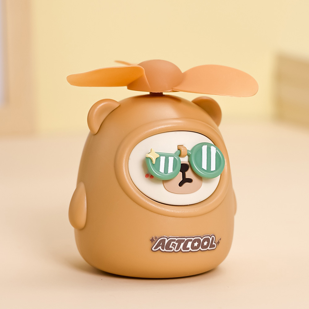 Handheld small folding table air fan
