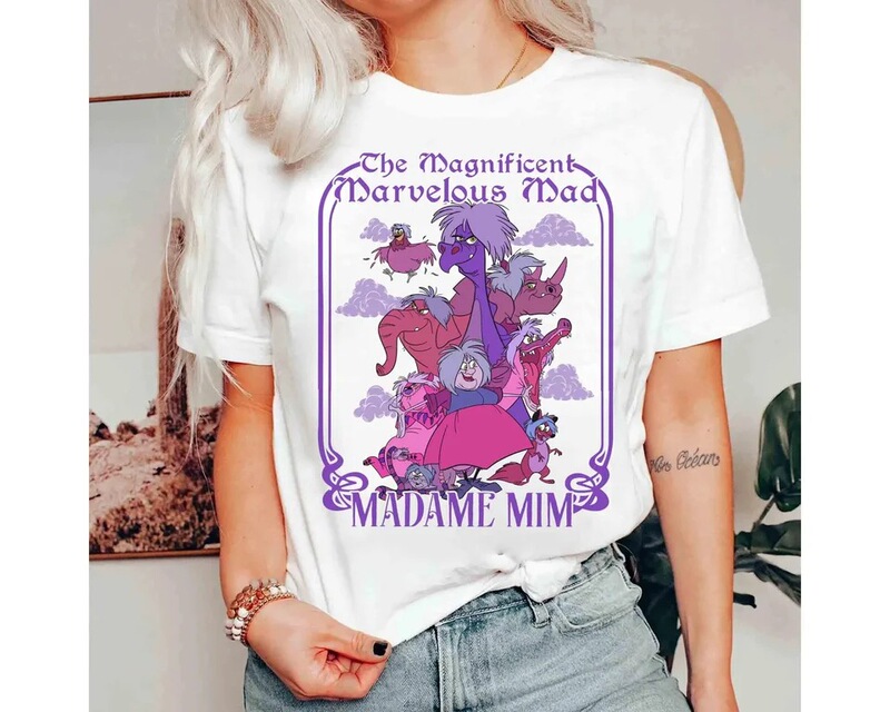 The Classic "Mad Madam Minnie" T-Shirt, "The Sword in the Stone" T-Shirt, Disney Villain Madam Minnie T-Shirt The Classic "Mad Madam Minnie" T-Shirt, "The Sword in the Stone" T-Shirt, Disney Villain Madam Minnie T-Shirt