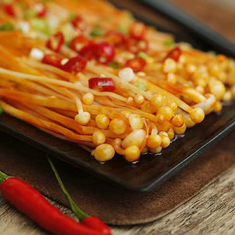 Готовые к употреблению enoki (Shuwang), пакет 20 г или 40 г, перекус для офиса