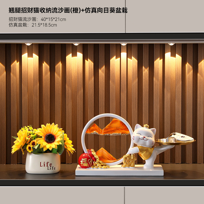 ようこそご自宅へ、玄関収納ラック、装飾品、リビングルームの鍵収納、装飾アレンジメント、高級感|undefined