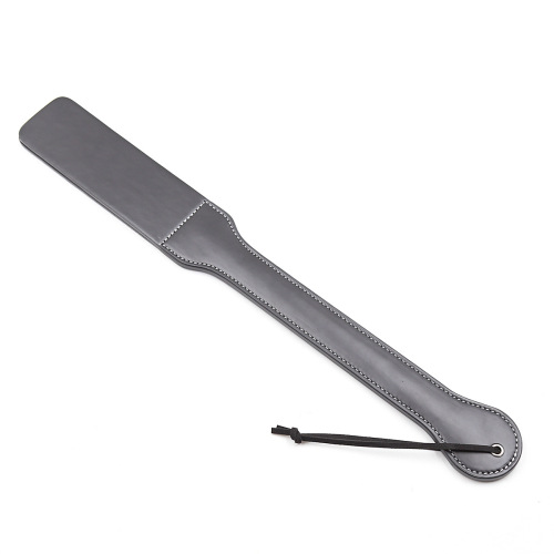 sm成人情趣性用品黑色双层皮革长拍子男女调教性爱拍打皮拍批发