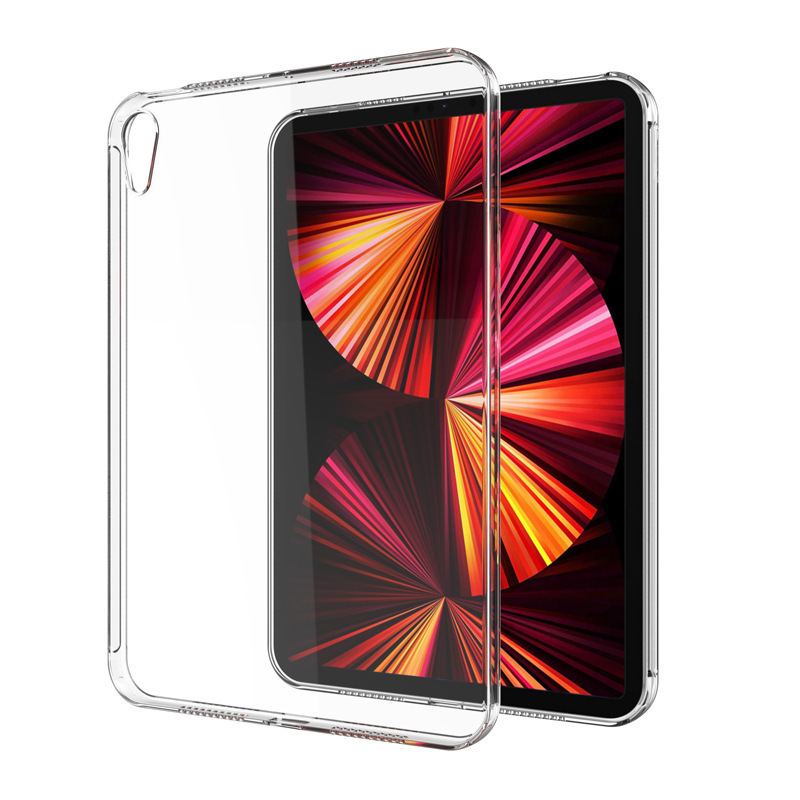 Suitable for ipad9 protective case Air4 silicone 10.2 inch clear water case mini6 TPU transparent Huawei flat case Suitable for ipad9 protective case Air4 silicone 10.2 inch clear water case mini6 TPU transparent Huawei flat case