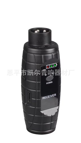 Kael Wireless Transmission Transmitter System Handheld Dynamic Microphone Wired to Wireless UHF Grenade Microphone