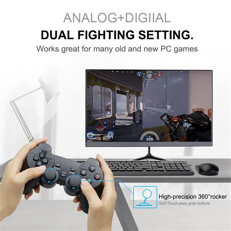 新型無線ゲームハンドルは複数のプラットフォーム携帯電話P3セットトップボックスPC360と互換性があり、スタンド付き2.4G|undefined