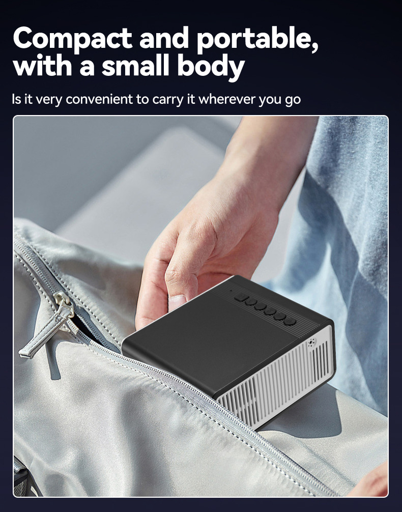 Beamer Schule Ultra HD Handy Wandprojektion Smart Home Kino tragbarer Projektor tragbare Projektion Bildschirmspiegelung