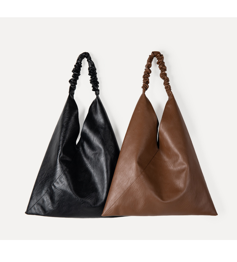 Nuovo design di nicchia coreano, texture premium, spalla plissettata sotto il braccio per le donne, versatile, grande capacità_voghion.com