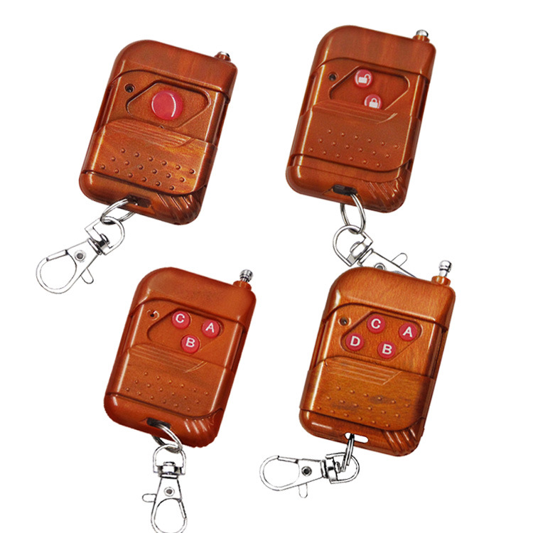 厂家直销 桃木四键315无线遥控器  433MHZRF无线遥控器