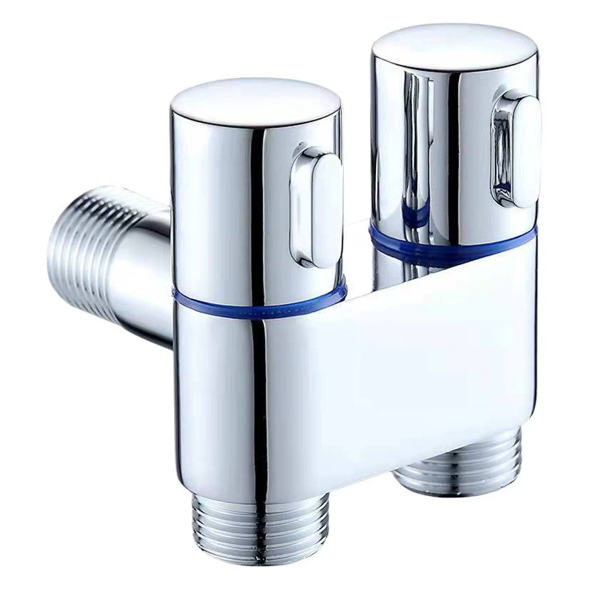 Стиральная машина кран мини полный медный угловой клапан с наддувом для ванной комнаты распылитель унитаз Угловой клапан один в два