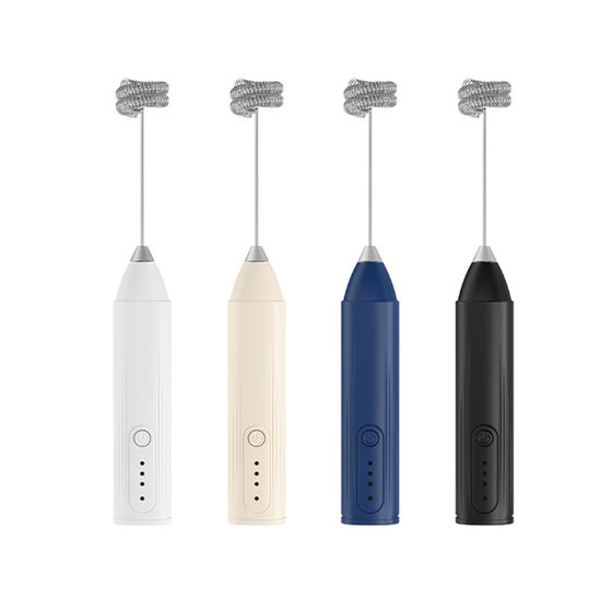 Wireless small milk frother coffee frother household electric milk frother milk mixer hand-held egg beater