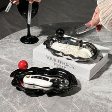 进门钥匙收纳盒批发玄关茶几桌面装饰品高颜值首饰杂物托盘摆件