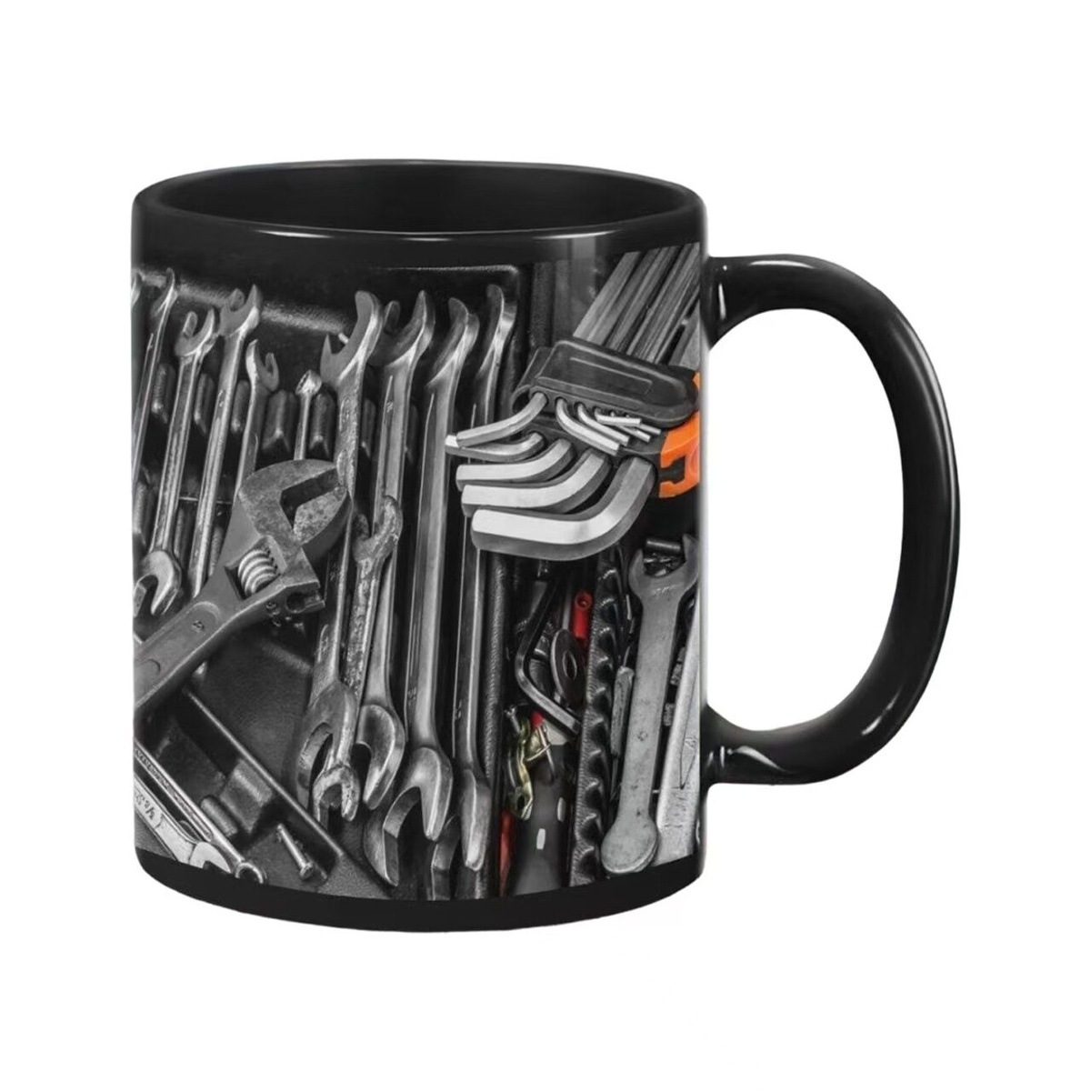 Nueva caja de herramientas de cerámica marca de café taza mecánico caja de herramientas conjunto regalo de cumpleaños para amigos