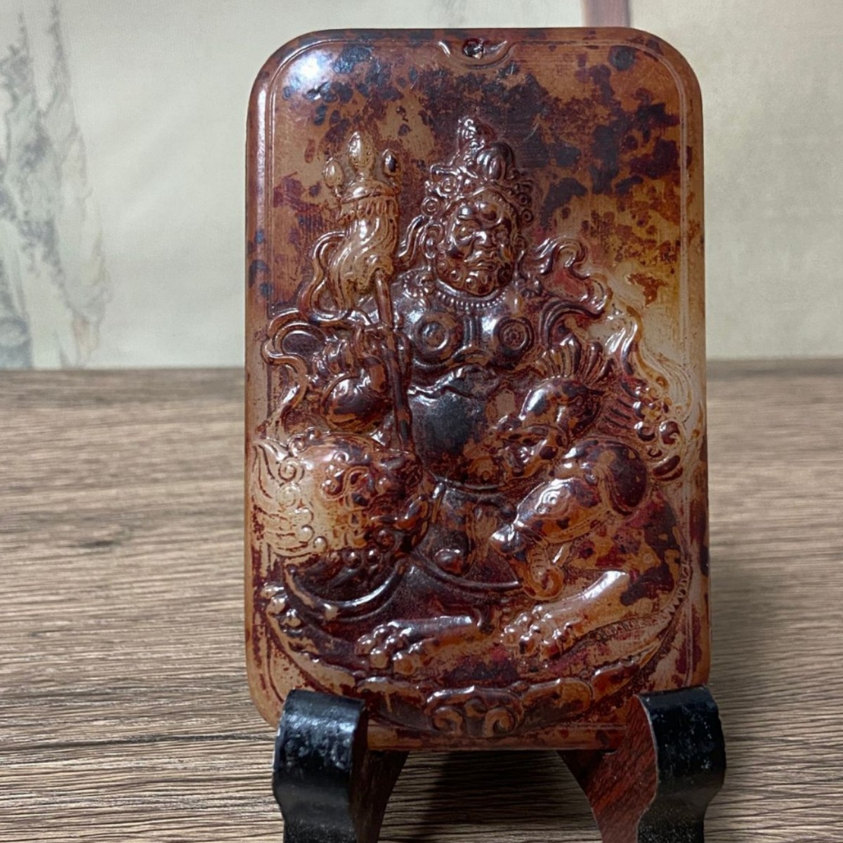 부의 신 옥 카드 뒷면은 부를 불러옵니다