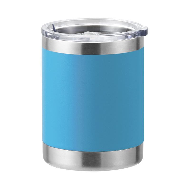 10oz/20oz/30oz taza de coche con aislamiento de acero inoxidable de gran capacidad Arco Iris pintura de plástico en aerosol taza de helado se puede personalizar logotipo