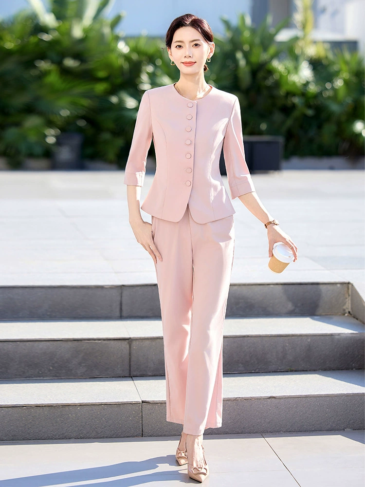 Summer thin set, classic suit jacket, overall