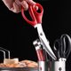Korean style stainless steel barbecue scissors household beef and chicken steak scissors South Korea barbecue shop barbecue stall special kitchen food scissors
