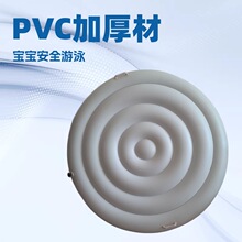 工厂供应游泳池盖子浴缸罩户外圆形泳池pvc加厚浮排白色现货