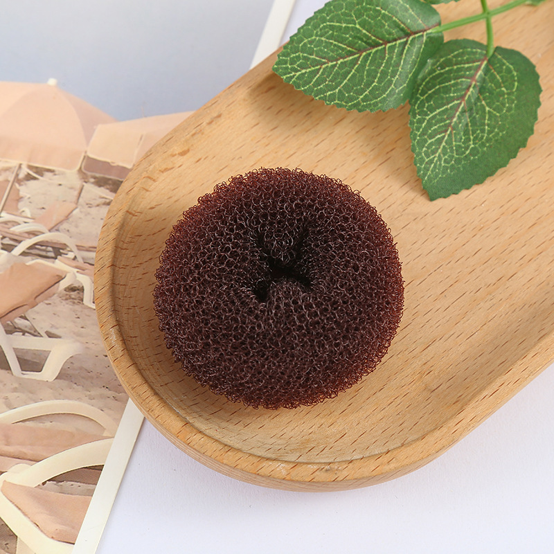 Meatball cabeza placa artefacto perezoso tejer donut pelo encaje francés simple bandeja esponjosa al por mayor