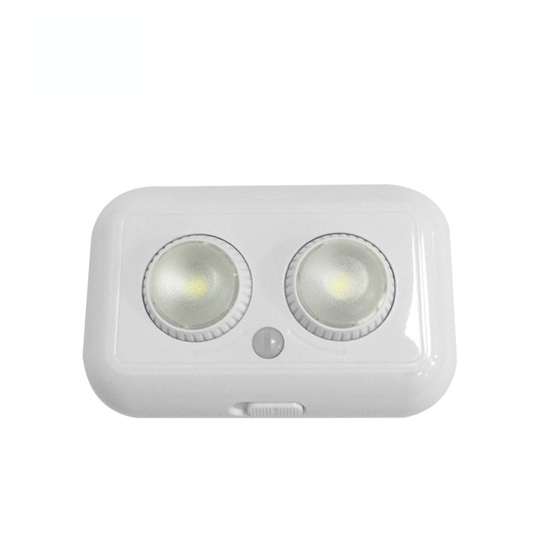 led小夜灯 智能人体感应灯电池款家用橱柜灯无线卧室衣柜灯鞋柜灯