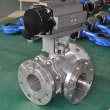 气动球阀   气动三通球阀