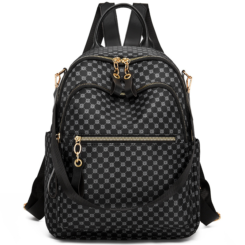 Nueva mochila de mujer de tela Oxford de comercio exterior, casual y versátil, multifunción de tres usos, mochila de viaje, mochila escolar, marea