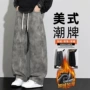 美式新款扎染宽松休闲裤