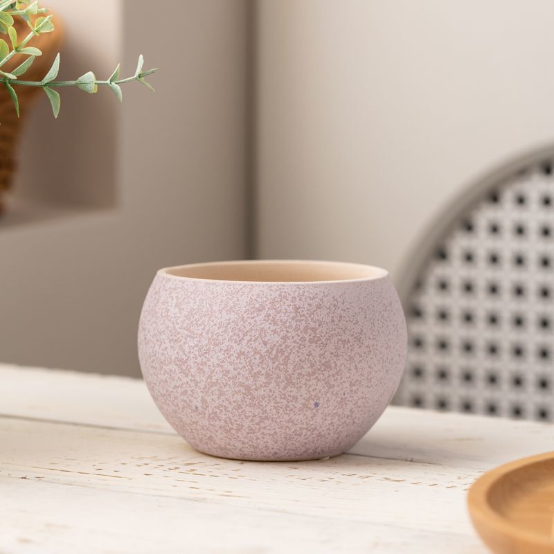 Succulent Ceramic Flower Pot, Creative Stylish, Simple Frosted Stoneware, Breathable Glaze, Home Desktop Decoration Small Pot