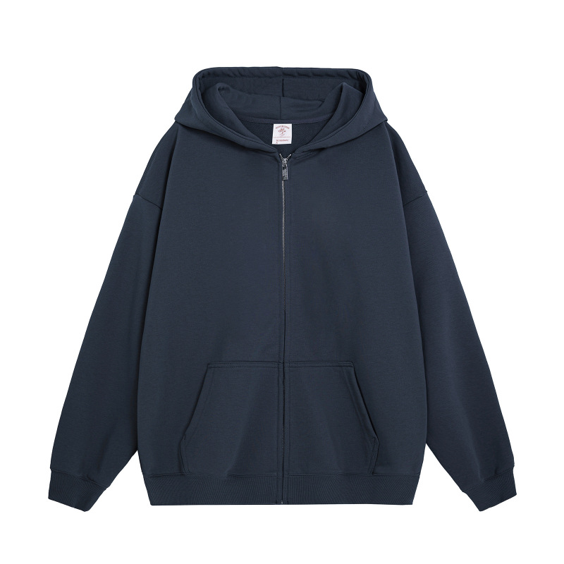 卫衣定制印字logo团建班服长袖工作服外套拉链开衫工装diy连帽衫|undefined