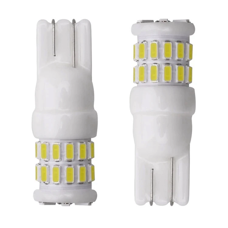 Керамический светодиодный фонарь T10, 30 SMD 3014, без ошибок, яркий настольный/приборный светодиодный свет