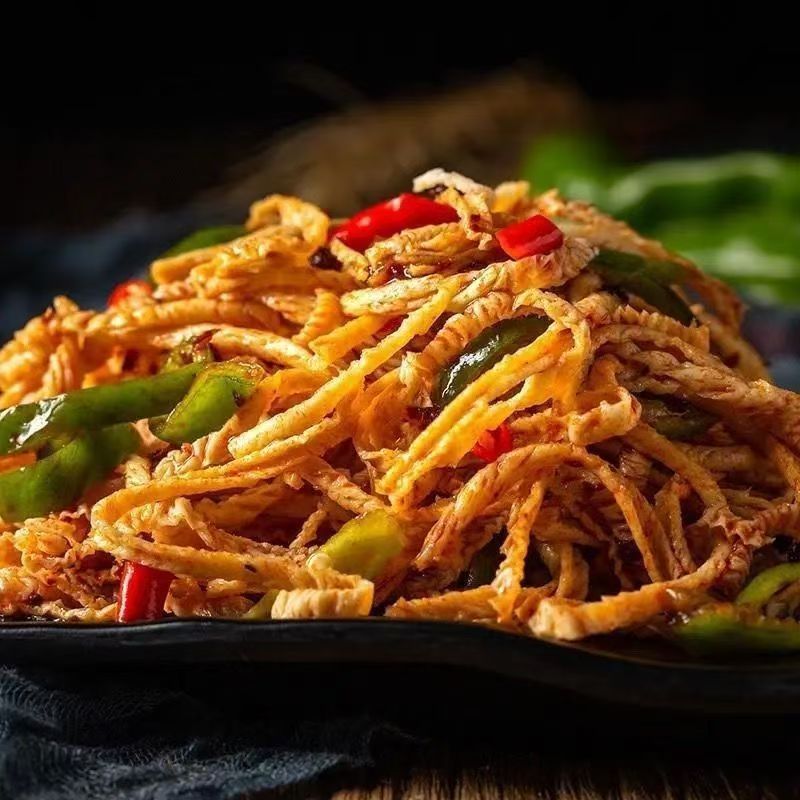 豆制品干货大全商用豆肠素鸡人造肉面筋豆皮腐竹丝凉菜炸串麻辣烫