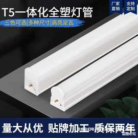 批发厂家直供T8分体LED高亮纳米全塑无频闪节能日光灯管可做宽压