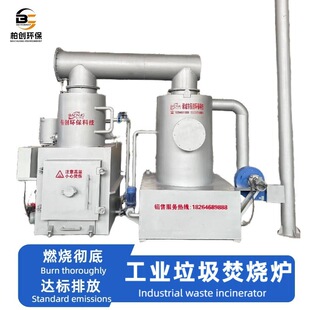 Municipal Solid Waste Incinerator 1-5 Ton Small Gasifier Medical Waste Industrial Waste Incinerator