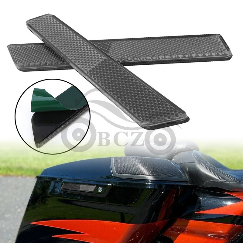 Harley large gliding Road King modified side box cover reflective strip reflective film side box cover decorative strip 14-23