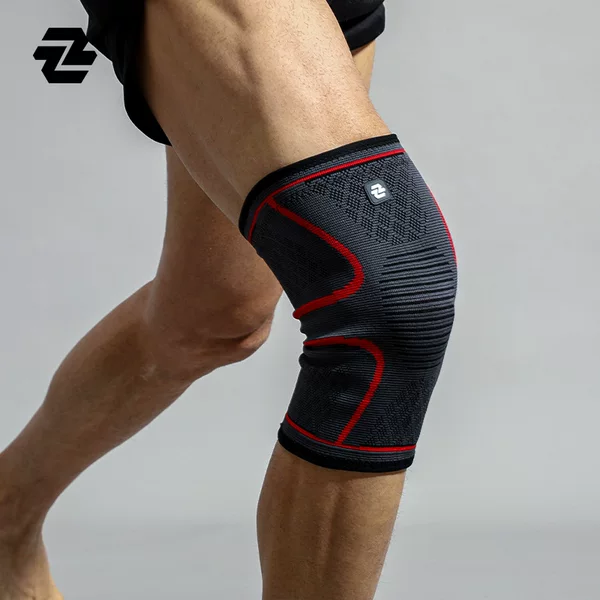 Professional Cross-border Sports Kneepad Knitted Pressurized Knee Jacket for Men and Women Running and Cycling Basketball Knee Protector Non-slip