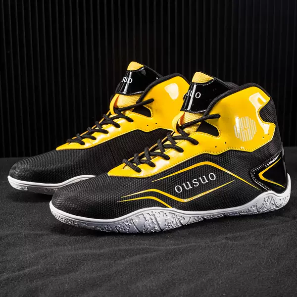 Cross-Border Wrestling Shoes, Fighting and Sparring Shoes, Breathable Non-Slip Martial Arts Shoes, Indoor Sports Shoes, Comprehensive Training Shoes for Men
